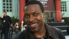 Chris Tucker talks to OnTheRedCarpet.com at Michael Jacksons hand and footprint ceremony at the Graumans Chinese Theatre on Jan. 26, 2012. - Provided courtesy of OTRC