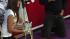 Paris Jackson holds her father Michael Jacksons...