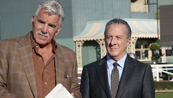 Dustin Hoffman appears in a scene from the HBO comedy Luck. - Provided courtesy of HBO Dustin Hoffman appears in a scene from the HBO comedy Luck. - Provided courtesy of HBO