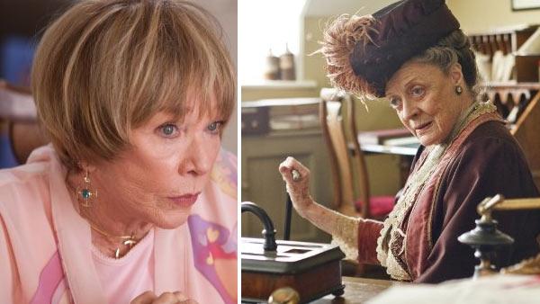 Shirley MacLaine appears in a scene from the 2010 film Valentines Day. / Maggie Smith appears in a scene from the mini-series Downton Abbey. - Provided courtesy of Ron Batzdorff / MMIX New Line Productions / Carnival Films / ITV Shirley MacLaine appears in a scene from the 2010 film Valentines Day. / Maggie Smith appears in a scene from the mini-series Downton Abbey. - Provided courtesy of Ron Batzdorff / MMIX New Line Productions / Carnival Films / ITV