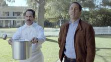 Jerry Seinfeld and Soup Nazi star Larry Thomas appear in Acuras Transactions ad in January 2012. - Provided courtesy of Acura / youtube.com/user/Acura / youtu.be/WUFSHzT2xuY