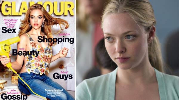 Amanda Seyfried appears on the March 2012 cover of Glamour magazine. / Amanda Seyfried appears in a still from HBOs Big Love. - Provided courtesy of Conde Nast Publications / Glamour / HBO Amanda Seyfried appears on the March 2012 cover of Glamour magazine. / Amanda Seyfried appears in a still from HBOs Big Love. - Provided courtesy of Conde Nast Publications / Glamour / HBO