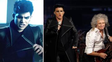 Adam Lambert appears in a scene from his music video Better Than I Know Myself, released on Feb. 3, 2012. / Adam Lambert, left, and Queen guitarist Brian May perform at the MTV European Music Awards in Belfast, Northern Ireland Sunday, Nov. 6, 2011. - Provided courtesy of MTV / Viacom