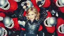 Madonna appears in a still from her 2012 Gimme All Your Luvin music video. - Provided courtesy of Live Nation / Interscope / Megaforce