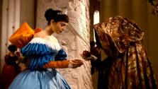 Lily Collins appears in a still from Mirror Mirror. - Provided courtesy of none / Relativity Media