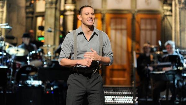 Actor Channing Tatum hosts Saturday Night Live on February 4, 2011. - Provided courtesy of NBC Actor Channing Tatum hosts Saturday Night Live on February 4, 2011. - Provided courtesy of NBC