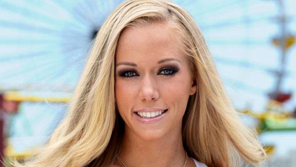 Kendra Wilkinson appears in a promotional photo for her series 'Kendra' in 2011.