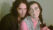 Katy Perry and Russell Brand appear in this photo the comedian Tweeted on Aug. 10, 2010. - Provided courtesy of twitter.com/rustyrockets/status/20787341039 / Los Angeles Superior Court