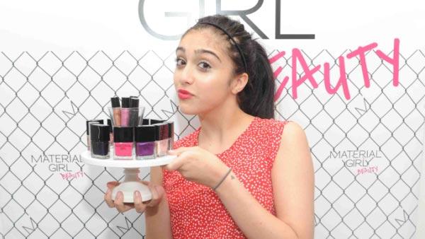 In this Aug. 2, 2011, publicity image released by Material Girl, Lourdes Lola Leon, the daughter of pop star Madonna, is shown at the launch of the Material Girl beauty collection in New York. - Provided courtesy of AP Photo / Material Girl In this Aug. 2, 2011, publicity image released by Material Girl, Lourdes Lola Leon, the daughter of pop star Madonna, is shown at the launch of the Material Girl beauty collection in New York. - Provided courtesy of AP Photo / Material Girl