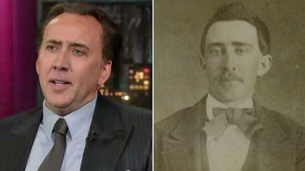 Nicholas Cages appears on The Late Show With David Letterman on Feb. 9, 2012. - Provided courtesy of CBS Nicholas Cages appears on The Late Show With David Letterman on Feb. 9, 2012. - Provided courtesy of CBS