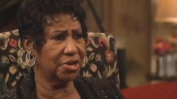 Aretha Franklin appears on 'The Wendy Williams Show' on March 2, 2011.