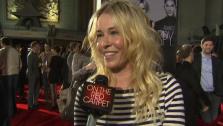 Chelsea Handler talks to OnTheRedCarpet.com at the Los Angeles premiere of his 2012 film This Means War. - Provided courtesy of OTRC