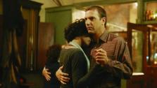 Whitney Houston and Kevin Costner appear in a scene from the 1992 movie The Bodyguard. She played a singer who falls in love with her bodyguard, who is portrayed by Coster. - Provided courtesy of Warner Bros. Pictures