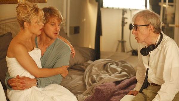 Woody Allen, Owen Wilson and Rachel McAdams in a promotional photo for the 2012 film Midnight in Paris. - Provided courtesy of Sony Pictures Classics Woody Allen, Owen Wilson and Rachel McAdams in a promotional photo for the 2012 film Midnight in Paris. - Provided courtesy of Sony Pictures Classics