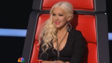 Christina Aguilera appears on the NBC show The Voice in 2012. - Provided courtesy of NBC
