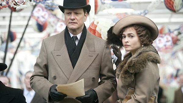 Colin Firth and Helena Bonham Carter are seen in 'The King's Speech.'