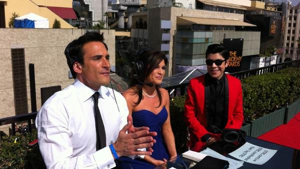 On The Red Carpets Oscar Sunday fashion cam live stream show hosted by Lawrence Zarian and Tina Malave, with special guest Mondo Guerra. - Provided courtesy of OTRC On The Red Carpets Oscar Sunday fashion cam live stream show hosted by Lawrence Zarian and Tina Malave, with special guest Mondo Guerra. - Provided courtesy of OTRC