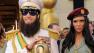 Sacha Baron Cohen, center, and guests arrive before the 84th Academy Awards on Sunday, Feb. 26, 2012, in the Hollywood section of Los Angeles. - Provided courtesy of AP / Matt Sayles
