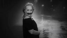 Meryl Streep dons a mustache in the trailer for Movie: The Movie, which debuted during Jimmy Kimmels post-Oscars special on Feb. 26, 2012. - Provided courtesy of ABC