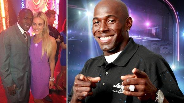 Donald Driver and Peta Murgatroyd appear in a photo posted on her Twitter page on Feb. 28, 2012. / Donald Driver appears in a promotional photo for the 14th season of the ABC show 'Dancing With the Stars.'