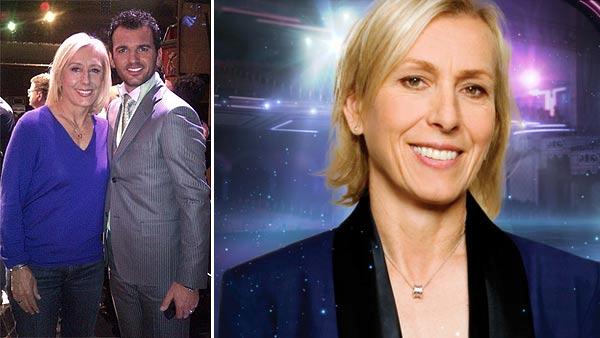 Martina Navratilova and Tony Dovolani appear on a photo posted on her Twitter page on Feb. 28, 2012. / Martina Navratilova appears in a promotional photo for the 14th season of the ABC show 'Dancing With the Stars.'