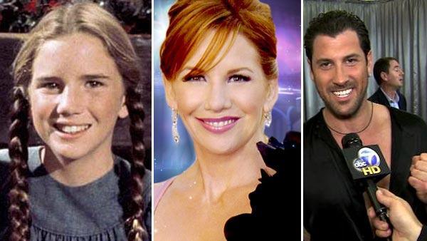 Melissa Gilbert appears in a promotional photo for 'Little House on the Prairie.' / Maksim Chmerkovskiy talks to OnTheRedCarpet.com on Nov. 7, 2011. / Melissa Gilbert appears in a promotional photo for the 14th season of 'Dancing With the Stars.'