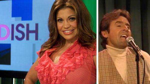 Danielle Fishel appears on a promotional photo for the Style Network show 'The Dish' in 2011. / Davy Jones appears on 'Boy Meets World' in 1995.