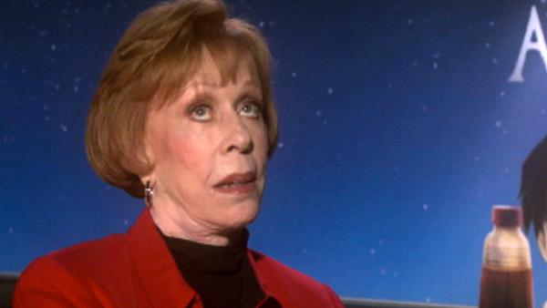 Carol Burnett talks to OnTheRedCarpet.com in a February 2012 interview to promote the movie The Secret World of Arrietty. - Provided courtesy of OTRC Carol Burnett talks to OnTheRedCarpet.com in a February 2012 interview to promote the movie The Secret World of Arrietty. - Provided courtesy of OTRC