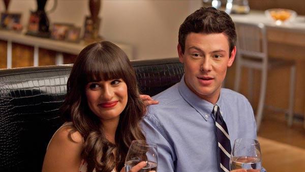 Lea Michele and Cory Monteith