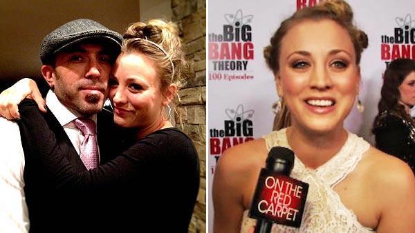 Kaley Cuoco appears in a photo with former fiance Josh Resnik from her official Facebook page. / Kaley Cuoco talks to OnTheRedCarpet.com on Dec. 15, 2011 at a Los Angeles party to celebrate the 100th episode of CBS series The Big Bang Theory. - Provided courtesy of Facebook.com/KaleyCuoco / OTRC Kaley Cuoco appears in a photo with former fiance Josh Resnik from her official Facebook page. / Kaley Cuoco talks to OnTheRedCarpet.com on Dec. 15, 2011 at a Los Angeles party to celebrate the 100th episode of CBS series The Big Bang Theory. - Provided courtesy of Facebook.com/KaleyCuoco / OTRC