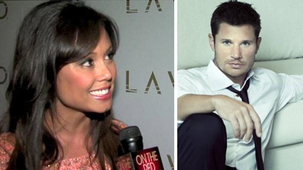 (Pictured: Nick Lachey appears in a photo posted on his website. / Vanessa Minnillo talks to OnTheRedCarpet.com at the entrance to her bachelorette party in Las Vegas in June 2011.) - Provided courtesy of OTRC / nicklachey.com (Pictured: Nick Lachey appears in a photo posted on his website. / Vanessa Minnillo talks to OnTheRedCarpet.com at the entrance to her bachelorette party in Las Vegas in June 2011.) - Provided courtesy of OTRC / nicklachey.com