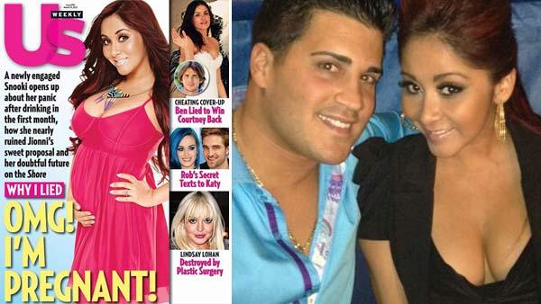 Nicole Snooki Polizzi appears on the cover of Us Weekly magazine on March 7, 2012. / Nicole Snooki Polizzi from MTV reality show Jersey Shore and her boyfriend Jionni LaValle appear in a photo posted on the stars Twitter page on Jan. 28, 2012. - Provided courtesy of Us Weekly / twitter.com/snooki Nicole Snooki Polizzi appears on the cover of Us Weekly magazine on March 7, 2012. / Nicole Snooki Polizzi from MTV reality show Jersey Shore and her boyfriend Jionni LaValle appear in a photo posted on the stars Twitter page on Jan. 28, 2012. - Provided courtesy of Us Weekly / twitter.com/snooki
