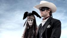 Johnny Depp and Armie Hammer appear in a promotional photo for the 2013 movie The Lone Ranger. - Provided courtesy of Peter Mountain / Walt Disney Company