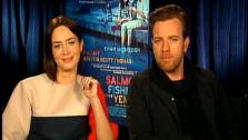 Emily Blunt and Ewan McGregor talk to OnTheRedCarpet.com about Salmon Fishing in the Yemen. - Provided courtesy of OTRC