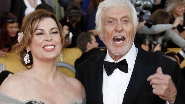 Dick Van Dyke, right, and a guest arrive at the 18th Annual Screen Actors Guild Awards on Sunday Jan. 29, 2012 in Los Angeles. - Provided courtesy of AP / Matt Sayles Dick Van Dyke, right, and a guest arrive at the 18th Annual Screen Actors Guild Awards on Sunday Jan. 29, 2012 in Los Angeles. - Provided courtesy of AP / Matt Sayles