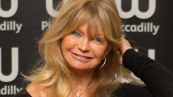 U.S actress Goldie Hawn arrives to sign copies of her new book, 10 Mindful Minutes, in collaboration with acclaimed British poet Wendy Holden, at a book store in Piccadilly, London, Wednesday, Mar. 7, 2012. - Provided courtesy of AP / Joel Ryan U.S actress Goldie Hawn arrives to sign copies of her new book, 10 Mindful Minutes, in collaboration with acclaimed British poet Wendy Holden, at a book store in Piccadilly, London, Wednesday, Mar. 7, 2012. - Provided courtesy of AP / Joel Ryan