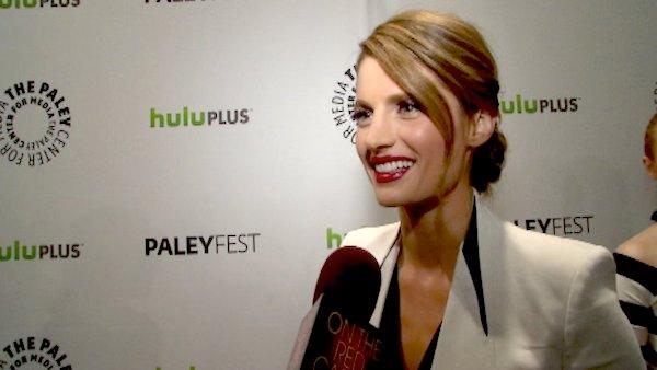 Stana Katic talked to OnTheRedCarpet.com and dished about some upcoming naughty scenes on Castle. - Provided courtesy of OTRC Stana Katic talked to OnTheRedCarpet.com and dished about some upcoming naughty scenes on Castle. - Provided courtesy of OTRC