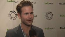 Matthew Davis, who plays Alaric Saltzman on The Vampire Diaries, talks to OnTheRedCarpet.com at a PaleyFest event honoring the CW show in Los Angeles on March 10, 2012. - Provided courtesy of OTRC