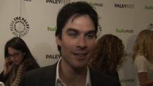 Ian Somerhalder, who plays Damon Salvatore on The Vampire Diaries, talks to OnTheRedCarpet.com at a PaleyFest event honoring the CW show in Los Angeles on March 10, 2012. - Provided courtesy of OTRC