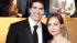 Brandon Routh, left, and Courtney Ford arrive at...