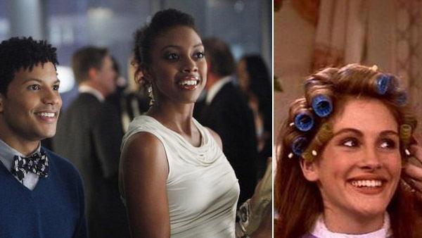 Condola Rashad, Jaime Cepero appear in a scene from the NBC show Smash. / Julia Roberts appears in a scene from the 1989 movie Steel Magnolias. - Provided courtesy of NBC / Rastar Films / Columbia TriStar Films Condola Rashad, Jaime Cepero appear in a scene from the NBC show Smash. / Julia Roberts appears in a scene from the 1989 movie Steel Magnolias. - Provided courtesy of NBC / Rastar Films / Columbia TriStar Films