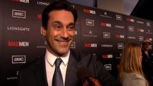Jon Hamm talks to OnTheRedCarpet.com at the March 2012 premiere of Mad Mens fifth season. - Provided courtesy of OTRC