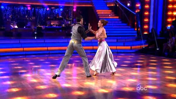 Melissa Gilbert, a former child star who played Laura on 'Little House on the Prairie,' and her partner Maksim Chmerkovskiy received 20 out of 30 points from the judges for their quickstep on week two of 'Dancing With The Stars,' which aired on March 26,