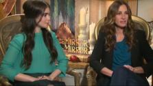 Julia Roberts and Lily Collins appear in a photo from a press junket for their 2012 fairytale film Mirror Mirror on March 23, 2012. - Provided courtesy of none / OTRC