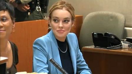 Lindsay Lohan appears in a Los Angeles court on March 29, 2012 for her final probation hearing stemming from a 2007 drunk driving and cocaine possession case.