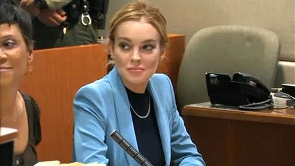 Lindsay Lohan appears in a Los Angeles court on March 29, 2012 for her final probation hearing stemming from a 2007 drunk driving and cocaine possession case. - Provided courtesy of OTRC Lindsay Lohan appears in a Los Angeles court on March 29, 2012 for her final probation hearing stemming from a 2007 drunk driving and cocaine possession case. - Provided courtesy of OTRC