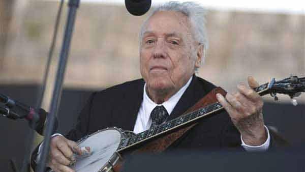In this July 30, 2011 file photo, Earl Scruggs performs at the Newport Folk Festival in Newport, R.I. He died Wednesday March 28, 2012 at a Nashville, Tenn., hospital of natural causes. He was 88.