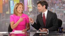 Katie Couric and anchor George Stephanopoulos appear in a photo provided on March 29, 2012, by the ABC Network, whose parent company, Disney, owns OnTheRedCarpet.com. - Provided courtesy of ABC / Fred Lee