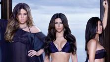 From left: Khloe, Kim and Kourtney Kardashian appear in an ad for their Kardashian Kollection swimsuit line, available at Sears. - Provided courtesy of Nick Saglimbeni / Kardashian Kollection co-creator Bruno Schiavis Facebook page facebook.com/BrunoSchiavidesigner