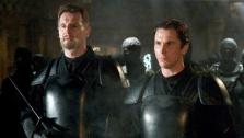 Liam Neeson and Christian Bale appear in a still from the 2005 film, Batman Begins. - Provided courtesy of Warner Bros. Pictures